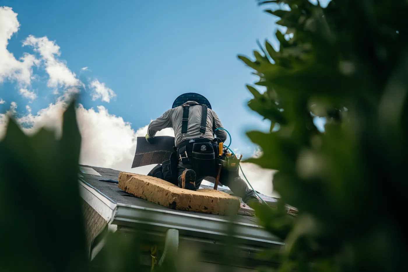 Commercial roof inspection documented in Markleville